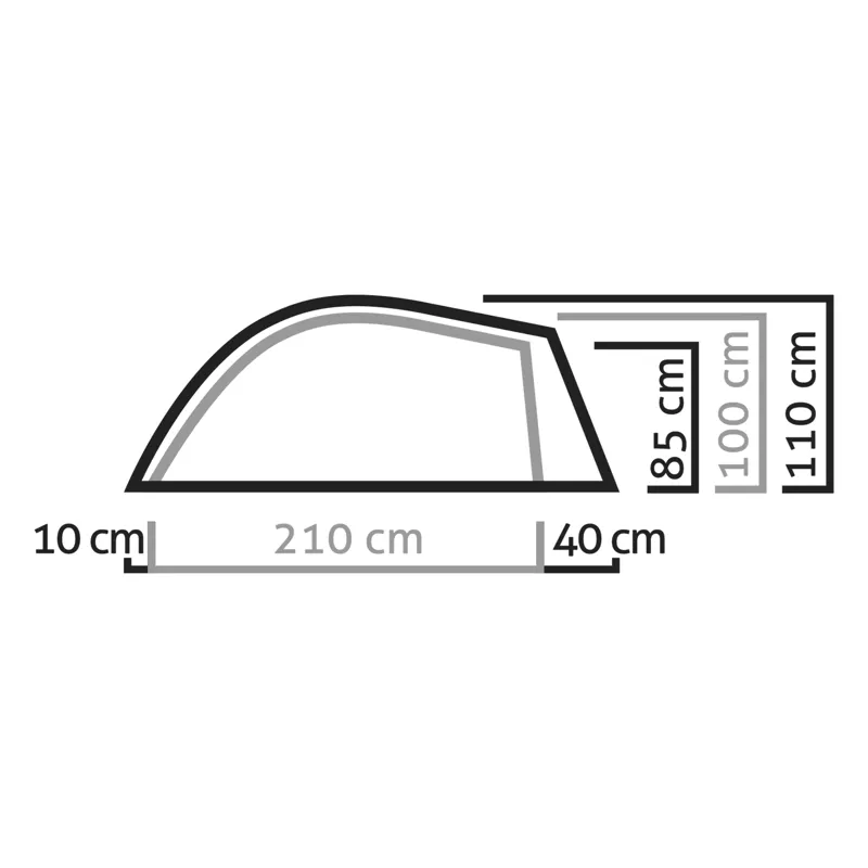 Salewa Litetrek II Tent 2-Person in Lightgrey/Mango-11